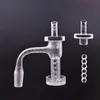 1 szt. Pełna spoina Auto Spinner palenie grawerowane Terp Slurper Blender Quartz Banger z czapką filar dno YAREONE piaskowane 10mm 14mm 18mm mężczyzna kobieta