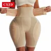 Femmes Shapers taille ventre CXZD femmes post-partum corps sous-vêtements haute hanche rembourré culotte cuisse plus mince Sexy bout à bout faux cul culotte 220923