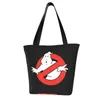 Duffel Bags Ghostbusters Polyester Outdoor Girl Bolsa Mulher Bolsa Compras de ombro do ombro Presente