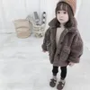 재킷 소녀 재킷 두꺼운 따뜻한 어린이 옷 겨울 아이 재킷을위한 아기 소년 겉옷 코트 유아 양털 220923