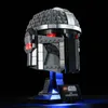 Lego Building Block Star Wars 75328 Mandalorian Casque LED Lumières Jouets Faits À La Main Ameublement Cadeaux