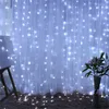 Cordes 3x1m 3x1.5m 3x3m 6x3m rideau glaçon fée LED chaîne lumière extérieure noël vacances guirlande fête de mariage