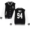 Frauenjacken Kpop Astro Star Group Baseball Uniform Mantel Herbst Bomberjacke Harajuku Streetwear Casual Tracksuit Hip Hop Brandmantelm￤ntel