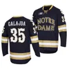 GLA 24 Spencer Stastney Notre Dame Hóquei Jersey Fighting Irish Landon Slagert Adam Karashik Nick Leivermann Matt Galajda Max Ell7732487