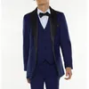 Abiti da uomo Completo da ragazzo Completo Bianco Nero Blu Bambini Per Matrimoni Prom Bambini Abito formale Giacca da smoking Pantaloni Gilet 3 pezzi Personalizzato