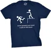 Men's T Shirts Men's T-Shirts For Men 2022 FunnyCrazy Dog Mens Some People Need A Pat On The Back Tshirt Funny Stick Figure Tee Guys