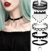 Velvet choker ketting voor vrouwen vintage sexy kanten ketting met hangers gothic meid nek sieraden accessoires gc1635