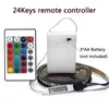 Strips Battery Powered 1M 2M 3M 4M LED Strip Light Dimmable Touch RGB SMD IP65 Waterproof Remote Ribbon Tape Stripe