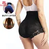 Intimo modellante da donna Vita pancia GUUDIA Mutandine Sexy Body in pizzo con cerniera Doppio controllo Intimo modellante da donna 220923