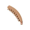 長さ13 cmバナナクリップポニーテールヘアクランプ女性ピュアカラー合金プラスチック爪