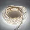 Strips Ultra Bright LED Strip 220V 240V Waterproof White / Blue /Warm 120 LEDs/m SMD 2835 Dimmer Ribbon Tape Flexible Light