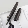 Çeşme Kalemleri Ahşap Jinhao 9056 Çeşme Kalem Siyah Ebony F M Bükme Spin Kırtasiye Ofis Malzemeleri Mürekkep Kalemleri 220923