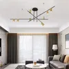 Lampade a sospensione Moderne luci a LED Soggiorno della contea francese Peandant Multipoint Dining Bedroom Kichen Fixtures Hanging