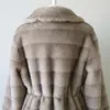 Veste chaude en fourrure pour femmes, manteaux, vêtements d'hiver, couleur unie, Faux manteau en vison Teddy, à la mode, 2022
