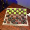 ILIVI Monogramm Solitaire Schach Dame Europäische Exklusive Spiele Luxuriöses klassisches Lernspielzeug Europa Brettspiel Single Peg Diamond Move Ability Toy Geschenk