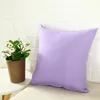 Pillow Candy Color Solid Customizable Case Back Cover Home Sofa Decoration