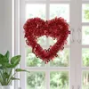 Decorative Flowers Valentine's Day Wreaths Hanging Garland Wall Decoration Mother's Wedding Birthday Party Pendant Diy Style Wreath