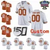 SJ NCAA Jerseys College Texas Longhorns 85 Malcolm Epps 9 Collin SJ Hnson 98 Brian Orakpo 99 Keondre Coburn Custom Football Cousue