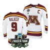 College Hockey nosi NOWOŚĆ College Hockey nosi 2022 Frozen Four Championship Minnesota Golden Gophers Stitched Hockey Jersey Custom 31 Jeff Frazee 34 Kellen Brigg