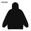 Men's Hoodies Sweatshirts Oversized Skeleton Zip Up Hoodie Jacket Men Streetwear Gothic Foam Printing Hooded Sweatshirts Thin Unisex Spring Autumn 220924