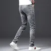 Мужские джинсы Jantour Brand Brand Jeans Men Men Slim Fit Joggers растягивает мужские джинсовые брюки Blue Fashion Casual Hombre 220923