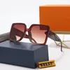 2022 Luxury merk Oversized frame zonnebrillen gradiëntlens mode klassiek ontwerp vierkant voor mannen dames zonnebril UV400 2392