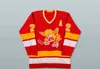 Gla MitNess Mens Womens Youth 2 Bill Butters Jersey Minnesota Fighting Saints 1972-73 Amarelo 1976-77 Vermelho Personalizado Hóquei Jerseys