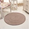 Carpets Est Woven Round Computer Cushion For Living Room Bedroom Rug Study Tatami Carpet Household Mat Home Decoration