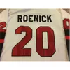 Gla Mit #20 Jeremy Roenick Thayer Academy High School Jersey 100% Stitched Embroidery s Hockey Jerseys White VINTAGE