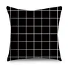 Kissen schwarz weiß Cover Kunst geometrische Figuren Abdeckungen dekorative Fall Home Auto Sofa Dekor Kissenbezug 45 cm X