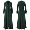 Women's Wool Blends European and American Women's Clothing Autumn and Winter Style Woolen Coat High Collar 220924