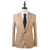 Мужские костюмы Blazers Men Slim Fit Business Leisure One Button Formal Dubee Teef Suit для свадьбы жениха