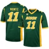 SJ Custom Ndsu Bison College Footbalt Jersey 18 Адам Кофилд 20 Шепард 28 Ty Brooks 30 Clark 4 Dimitri Williams Мужчины Женщины молодежь сшиты