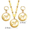 Hänge Halsband Anniyo Hawaiian Cursive Letters Initial Chain for Women Ball Beads Engelska Letter Smycken Dam Flickor #135006 220924