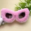 Sunglasses New Fashion Cat Eye Furry Sunglasses Hipster Kardashian Rock Style Oversized Glasses Women Luxury Brand Large Black Sha9470495