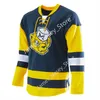 College Hockey Wears NUEVO College Hockey Wears 2022 NCAA Custom Michigan Wolverines College Jersey de hockey cosido 4 Chris Summers 22 Niko Porikos 39 Max Pacioret