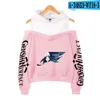 Genshin Impact Crop Bluzy Bluzy Women Bluzy Pullover Off Rzemat Harajuku Girl's Hooded Tracksuit Oversizezed