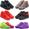 MB01Lamelo La Mole Basketball Shoes MB.01 MB1 Rick and Morty Mens Storlek 12 Lamelos Ball Men Women Iridescent Dreams Buzz City Rock Ridge Red Green Designer Sneakers