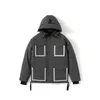 Ovo Daunenjacke Parkas Designer Herren Ovo Pufferjacke North Winter Kapuzenmantel Canda Gans Eule Co-Branding verdicken warme Jacken Herrenbekleidung reflektierend 1 KCJ0 9EZ3