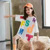 قمصان الصيف للبنات رسالة T Shirt Girl عارضة الأسلوب Kids الربيع الخريف الفتيات 6 8 10 12 14