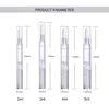 2 ml 3 ml 5 ml fondation liquide L￨le brillant rotatif stylo transparent plastique rotatif maquillage Essence stylos