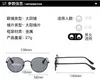 NOUVELLE marque de luxe conception chaîne lunettes de soleil mode classique design carré pour hommes femmes lunettes de soleil uv400 29634 ronde punk