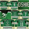 Gla Mit North Dakota Fighting Sioux 3 Tucker Poolman 7 TJ Oshie 9 Jonathan Toews 11 Zach Parise 16 Brock Boeser Maglie da hockey cucite al 100% da uomo