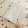 Pillows born Baby Breathable Cartoon Bear Rabbit Embroidered for Children Kids Washable 40x25cm 220924