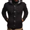 Męskie swetry europejskie i amerykańskie jesienne i zimowe mody swobodny sweter męski z kapturem płaszcz kardigan 220923