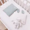 Pillows Super Soft Cotton Made Breathable born Pillow Waffle Grain Baby Child Cushions Toddler Crib Beddings 220924