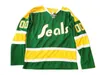 Gla Custom NCAA sigilli d'oro vintage College Hockey jersey 27 gilles meloche 9 ivan boldirev 22 joey johnston 10 ted hampson 8 walt mckechnie