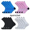 Herensokken Outdoor Road Cycling Stripes Sportcompressief fietsen racen mannen en vrouwen runnen calcetines ciclismo 220923