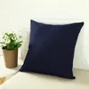 Pillow Candy Color Solid Customizable Case Back Cover Home Sofa Decoration