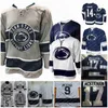 Gla NiK1 Maillot de hockey personnalisé Penn State Nittany Lions 9 Alex Limoges 10 Brandon Biro Oskar Autio Tim Doherty Kevin Wall N'importe quel numéro de nom